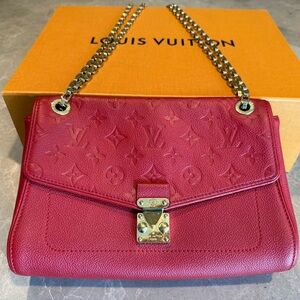 Louis Vuitton Saint Germain or St. Germain PM Red Crossbody Bag